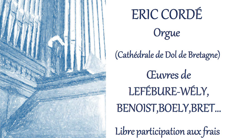 Heures d'orgue Eric Cordé