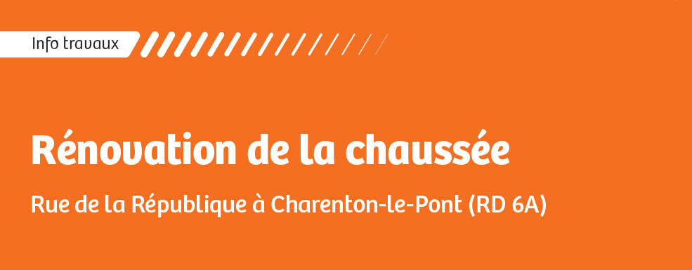 Rénovation chaussée