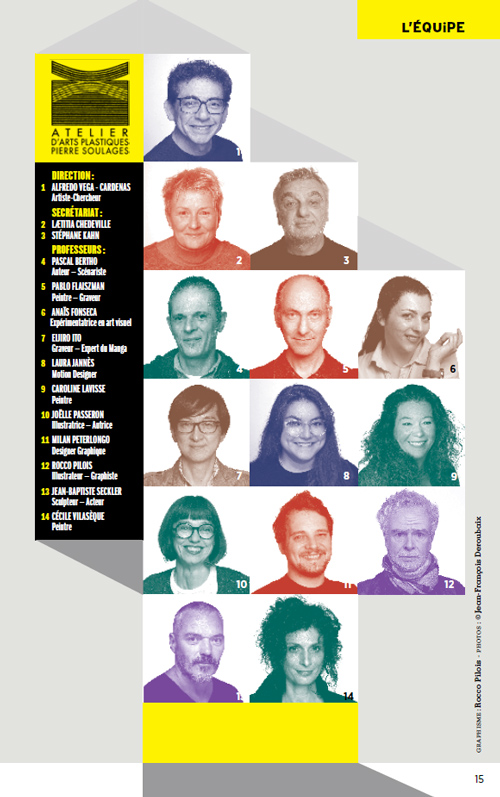 Equipe Ateliers Pierre Soulages