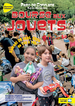 Affiche bourse aux jouets