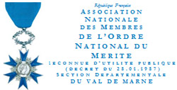 ASSOCIATION NATIONALE DES MEMBRES DE L'ORDRE NATIONAL DU MERITE - SECTION DU VAL-DE-MARNE - ANMONM
