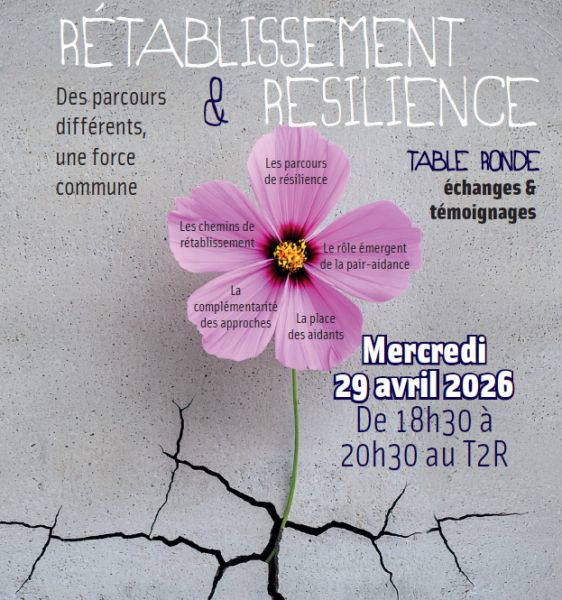 Evénement hors programmation : Table ronde « Rétablissement et Résilience » 🌸